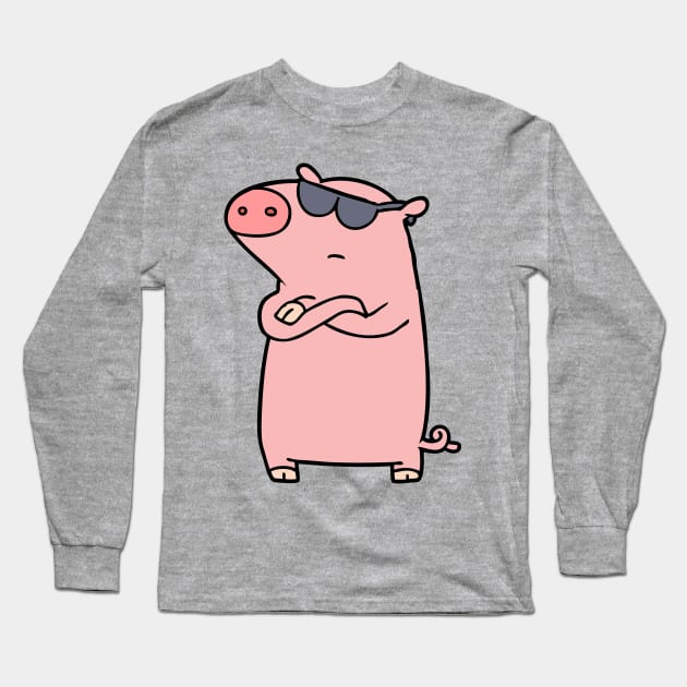 Cancel Pig is not impressed Long Sleeve T-Shirt by Alt World Studios